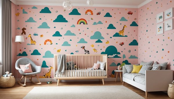 Papier peint chambre bébé : créez un cocon apaisant et ludique